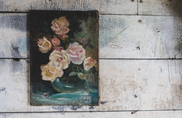 Floral Oil on Canvas