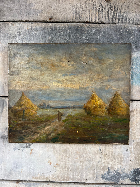 French Landscape Oil Painting