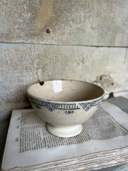 French Transferware Cafe au Lait bowl