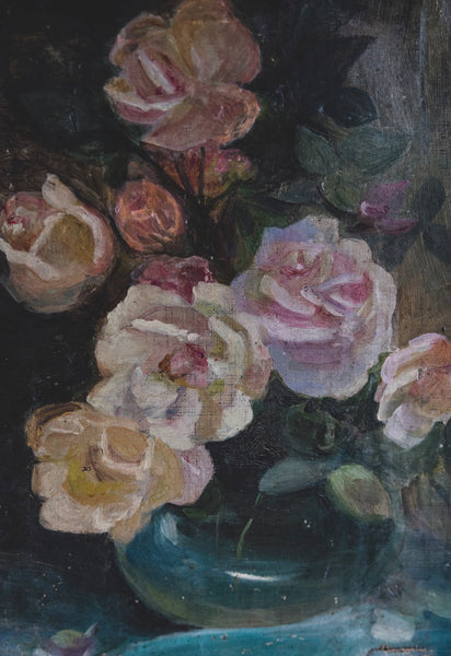 Floral Oil on Canvas