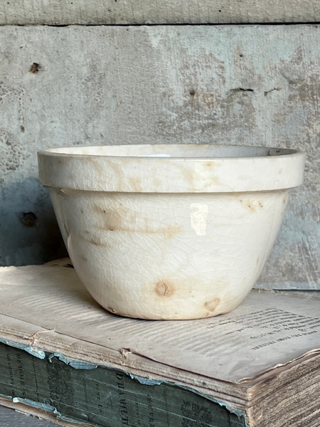 Heavily Crazed Pudding Bowl
