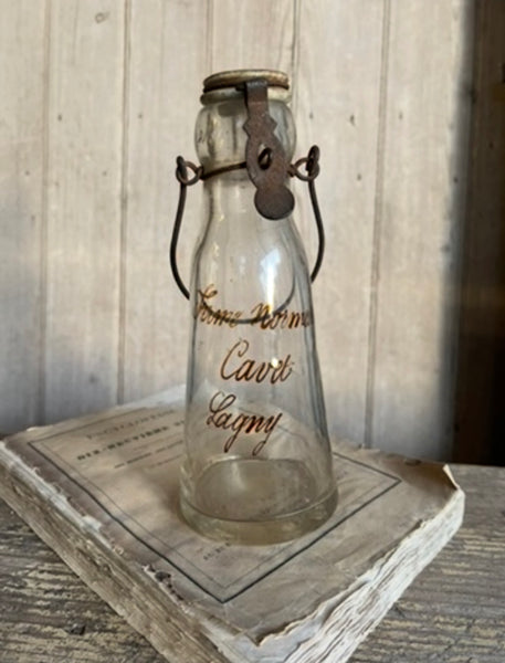 Antique French Creme Bottle