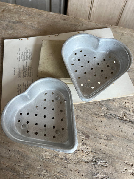 Small Heart Vintage Faiselle Cheese Mould