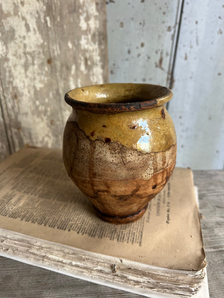 Rustic Glazed Earthenware Pot