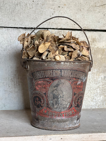 Vintage Metal Confiture Pot