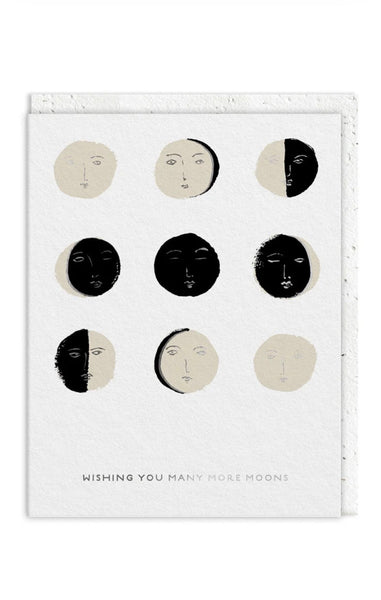 Wising You Many More Moons Plantable Greeting Card