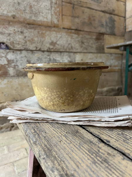 French Rustic Earthenware Bowl