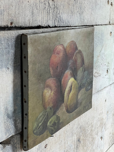 French Fruit Oil Painting on Canvas 1943