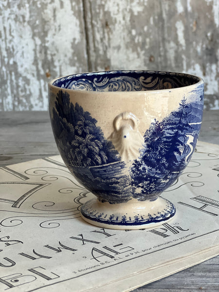 Antique Transferware Chalice