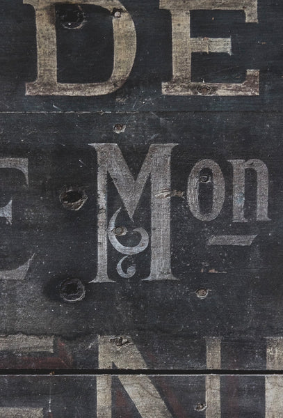 Antique French Sign