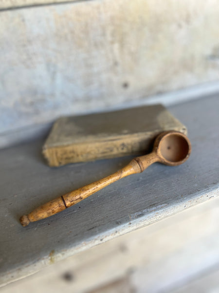 Mini Vintage French Olive Spoon