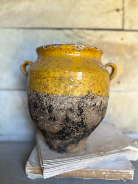 Antique French Confit Jar Large