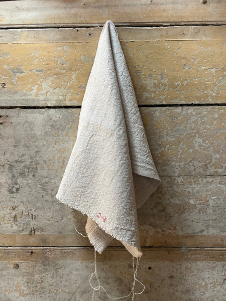 Vintage Textured French Linen