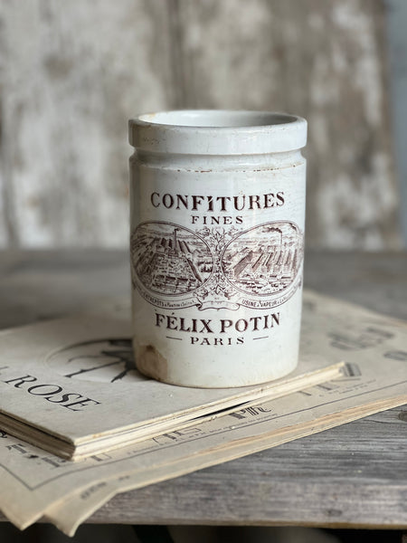 Vintage French Felix Potin Jar