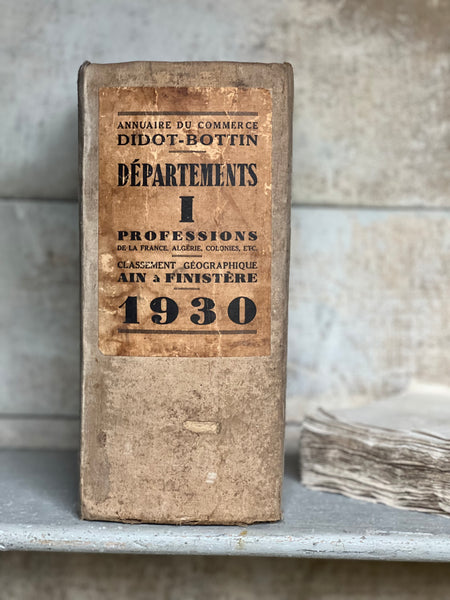 Large Antique French Book from 1930 (part 1)