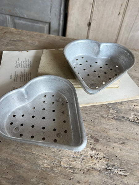 Small Heart Vintage Faiselle Cheese Mould