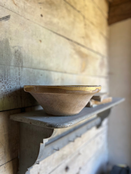 Antique Earthenware Bowl from France
