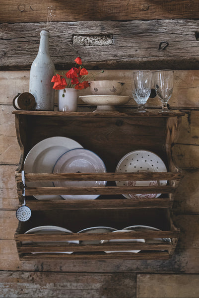 Vintage French Plate Rack