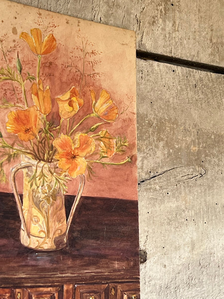 Sweet Antique Water Colour 1912