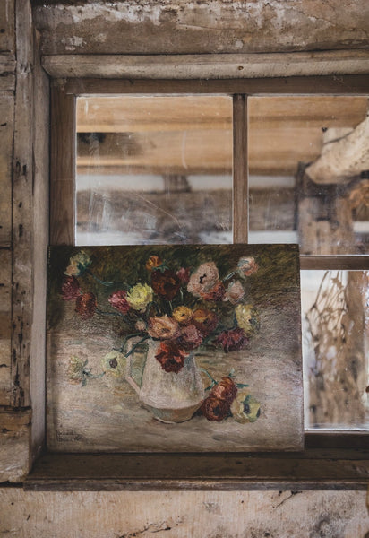 Oil on board by Jeanne Besnard-Fortin 1942