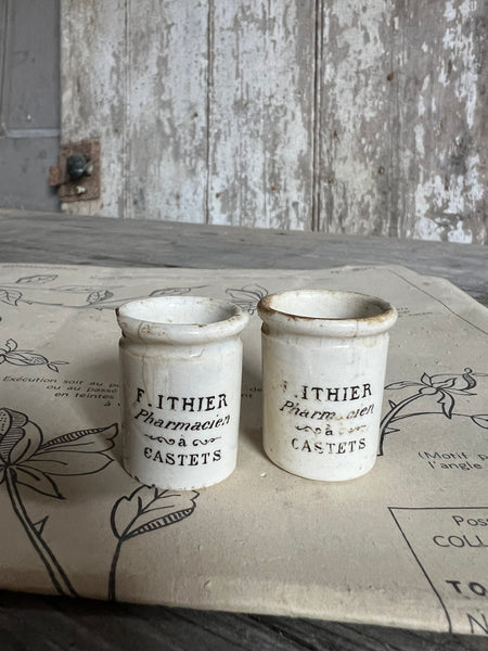 Small Vintage Apothecary Jars