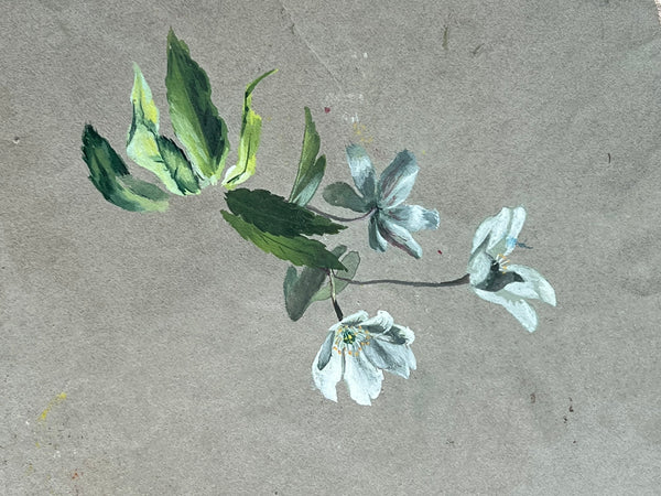 Gorgeous Floral Vintage Painting Double Side