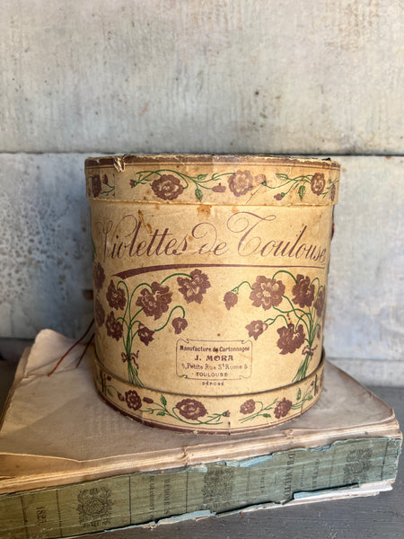 Vintage Violettes French Soap Box Gift Box