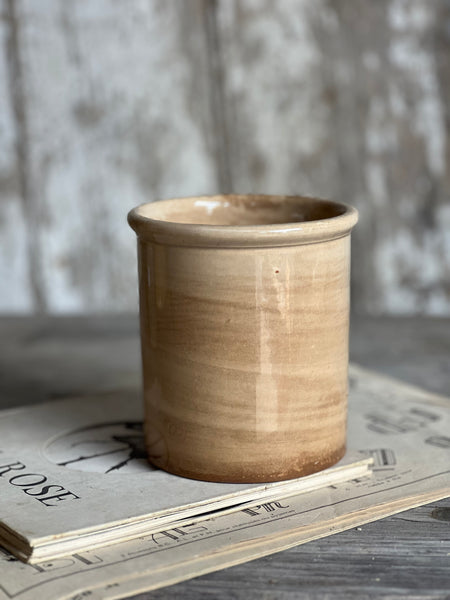 Buttery Antique Confiture Pot