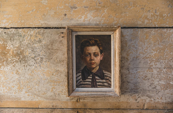Framed Portrait Oil Painting