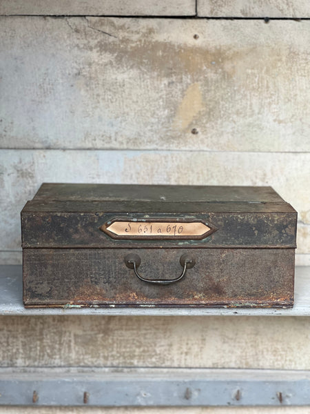 Vintage French Documents Box