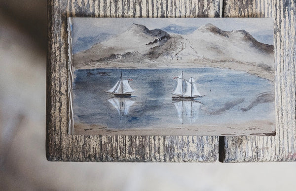 Gorgeous Boat Watercolour