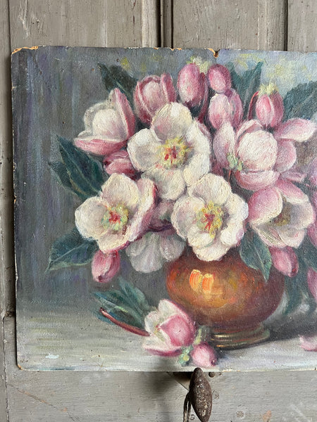 Floral Oil on Board