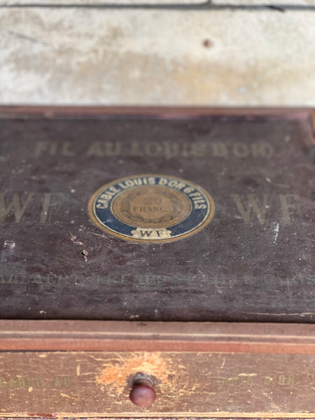 Antique Cotton Reel Drawers