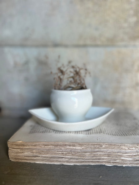 Small Vintage French Sauce Dish