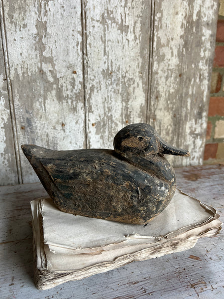 Vintage French Decoy Duck