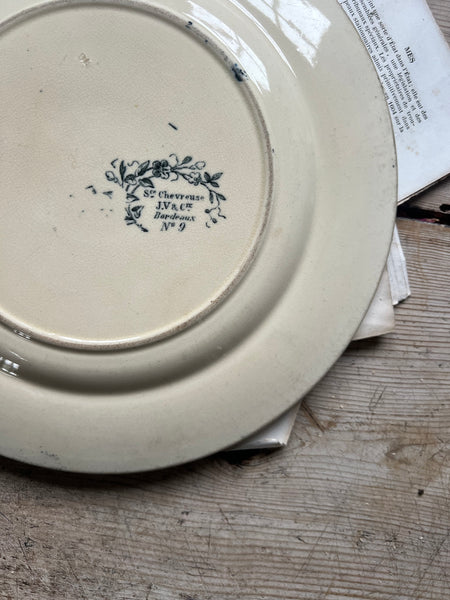 Antique French Plate