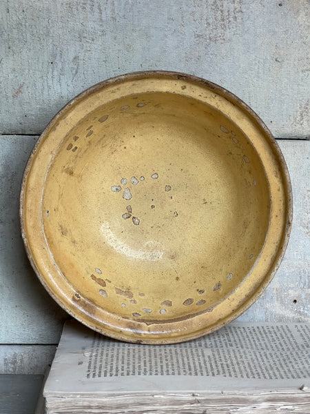 Antique Medium Earthenware Bowl from Provence