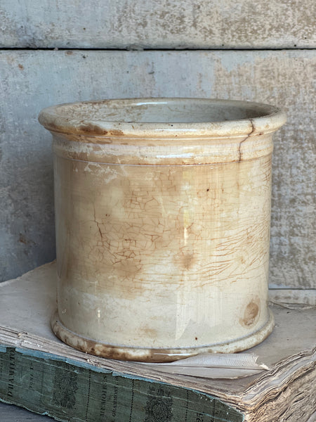 Buttery Antique Apothecary Jar