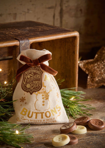 Christmas Chocolate Snowman Buttons