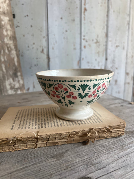 Crisp Stencilled Digoin Cafe Au Lait