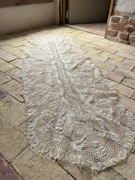 Vintage French Lace Table Runner