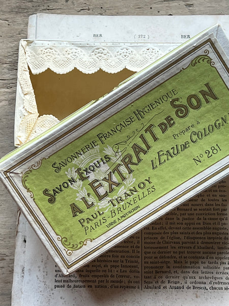 Beautiful French Soap Vintage Box