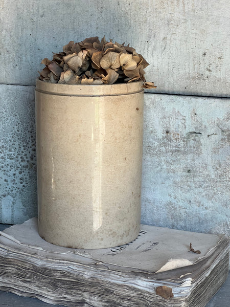 Huge Crazed Confiture Pot