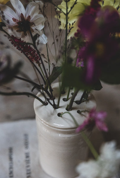 Beautiful Artisan Flower Guide with pot
