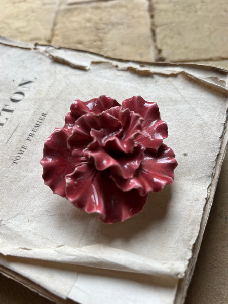 Vintage Clay Flower