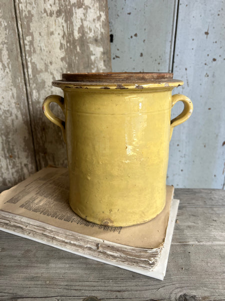Antique Handled Preserves Pot