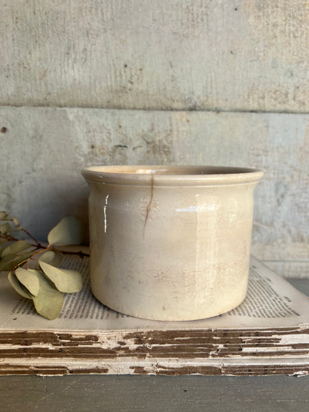 Antique Large French Wide Jar