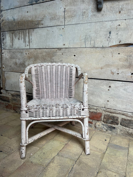 Sweet Chippy Paint Vintage French Child’s Chair