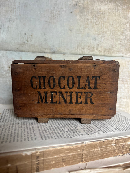 Vintage Chocolat Menier Crate Box