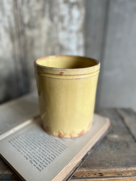 Antique Rustic Confiture Pot